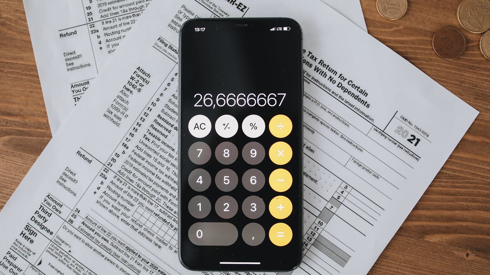 Calculadora sobre formularios tributarios mensuales