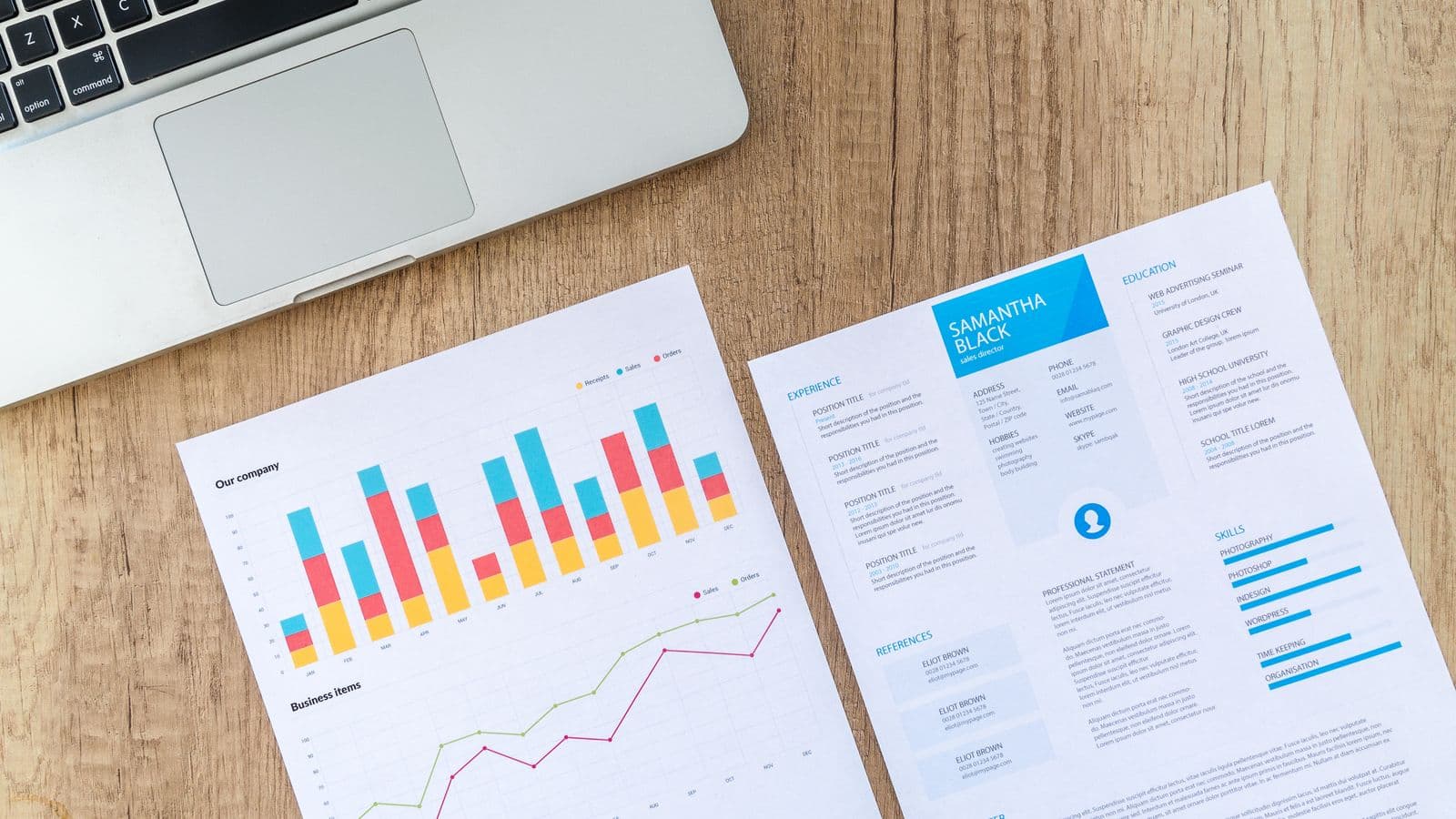 Notebook y reportes impresos para preparar la declaración del formulario 29